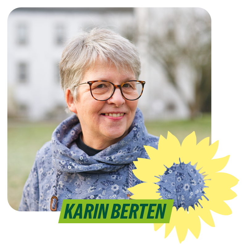 Unsere Kassiererin Karin Berten